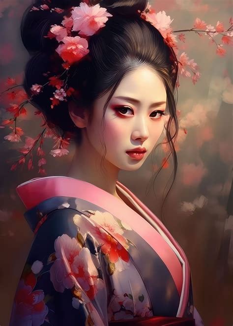 Beautiful Geisha Art