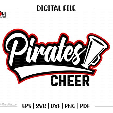 Pirates Cheerleading Svg Etsy Australia