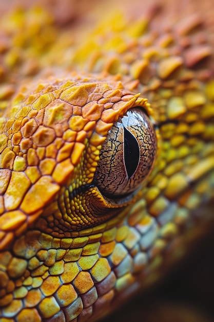 Eye of a reptile | Premium AI-generated image