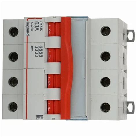 V Manual Legrand A Pole Mcb Isolator Model Name Number