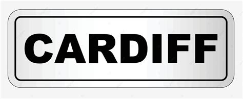 Cardiff City Nameplate Vector Uk Cardiff City Vector, Vector, Uk ...