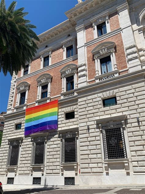 Us Embassy In Vatican Flies Pride Flag Outside Its Building For Month