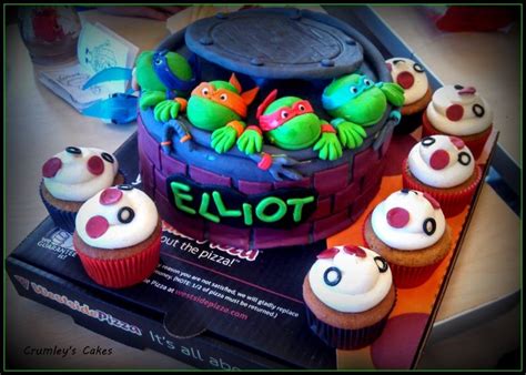 TMNT cake | Tmnt cake, Custom cakes, Desserts