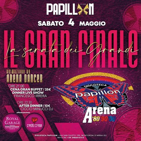 Il Gran Finale Di Arena Papillon Con I Ritmi Anni Sabato