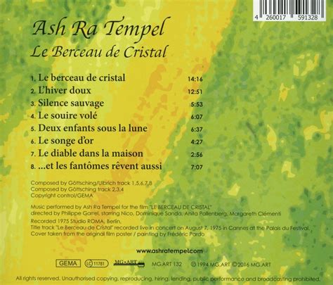 Ash Ra Tempel Le Berceau De Cristal CD Ash Ra Tempel CD Album