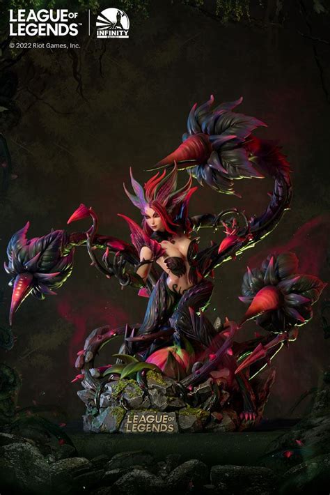 Toystnt League Of Legends Estatua Rise Of The Thorns Zyra Cm