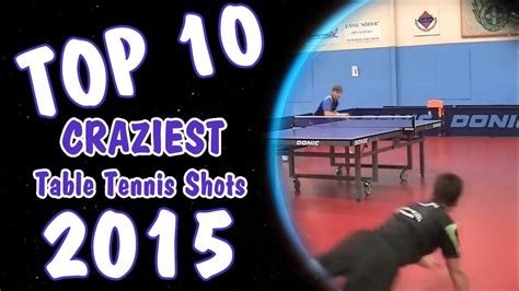 Top 10 Craziest Table Tennis Shots of 2015! | TableTennisDaily