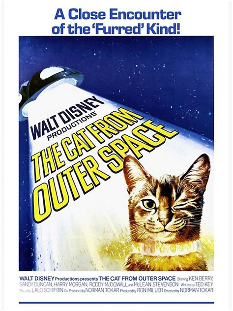 "The Cat From Outer Space" Poster for Sale by nicolakarina | Redbubble