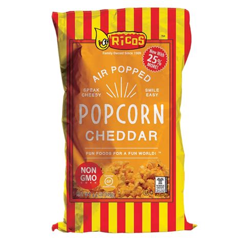 Ricos Cheddar Popcorn Shop Snacks And Candy At H E B