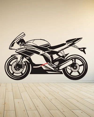 Wall Stylish Creative Vinyl Radium Sticker ( Racer Bike ) - 60cm X 60cm at Rs 339/piece ...