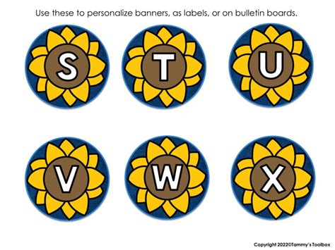 Sunflower Classroom Decor Set Editable Made By Teachers