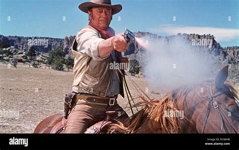 The Undefeated Th Century Fox Film With John Wayne Stock Photo