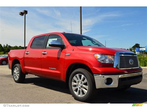 Barcelona Red Metallic Toyota Tundra Platinum Crewmax