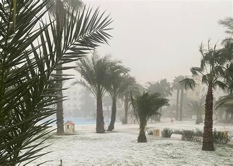 Djerba Des pluies intenses et orageuses avec de la grêle Photos