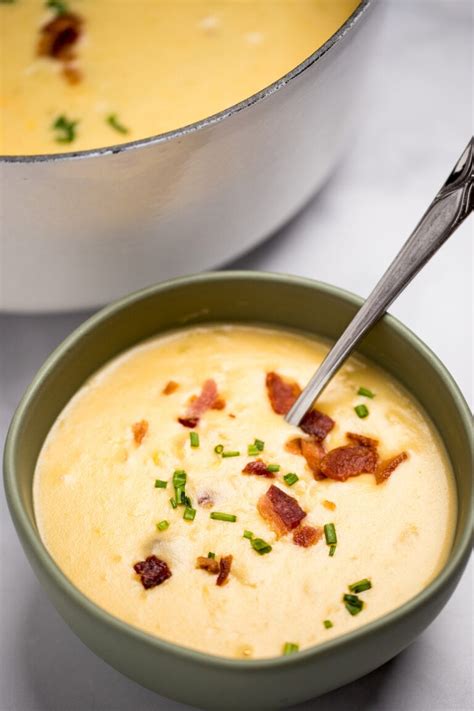 Potato Cheese Soup • Dishing Delish