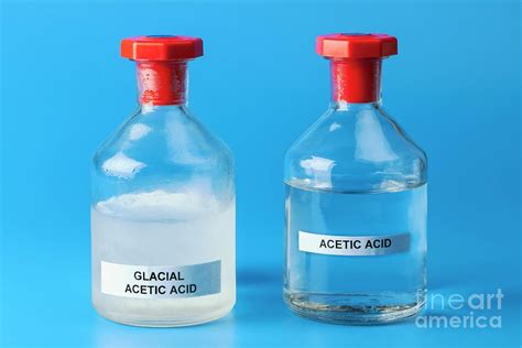 Ethanoic Acid By Martyn F Chillmaid Science Photo Library