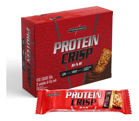 Protein Crisp Bar Cx 12unidades Integralmédica Mercado Livre