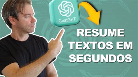 Como Resumir Um Texto No Chatgpt Ia Que Resume Textos Youtube