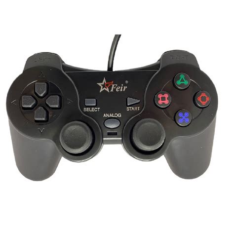 Controle Joystick Feir Manete Gamer Fio Para Pc Computador Notebook