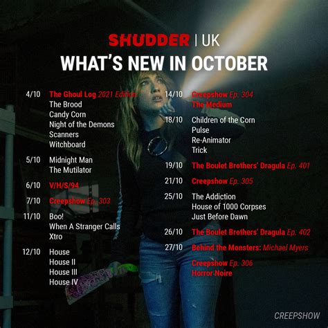 Shudder UK on Twitter: "Anthologies, a new Ghoul Log, season 3 of @CreepshowTv, a horror-themed ...