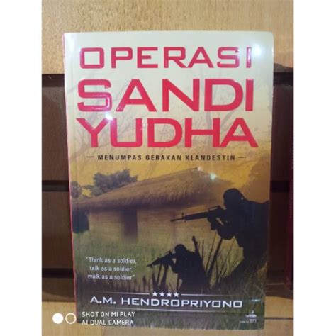 Jual Buku Operasi Sandi Yudha Menumpas Gerakan Klandestin Shopee