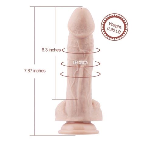 Hismith Realistic Silicone Dildo For Hismith Premium Sex Machine