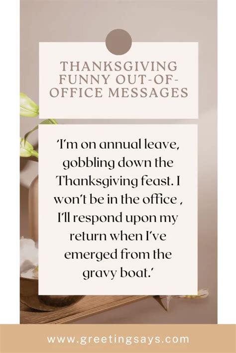 Funny Out Of Office Messages Greeting Says