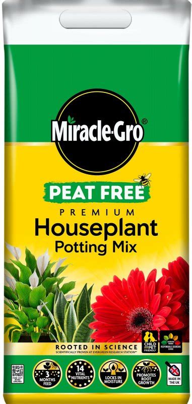 Miracle Gro Peat Free Premium Houseplant Potting Mix Kelways Plants Ltd