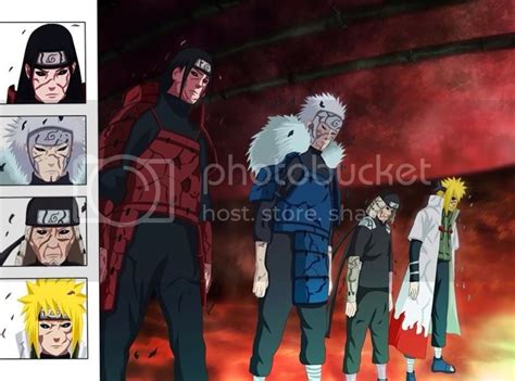 Obito and Edo Madara with The Ten Tails VS The Edo Hokages - Battles ...