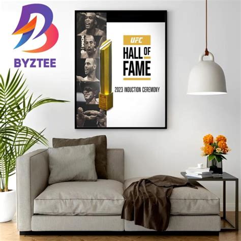 The Ufc Hall Of Fame Induction Ceremony Poster Home Decor Poster