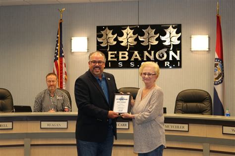 Silver Leaf Award Presented At Council Meeting Laclede County Record