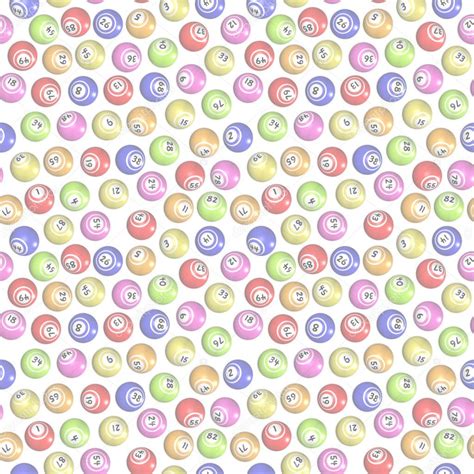 Seamless Bingo Balls background — Stock Photo © darrenw #38408891