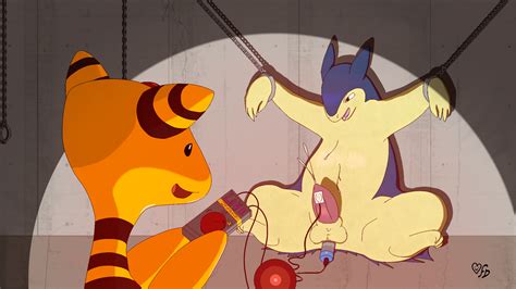 Rule 34 Ampharos Anal Anal Sex Bodily Fluids Chained Chains Cuff