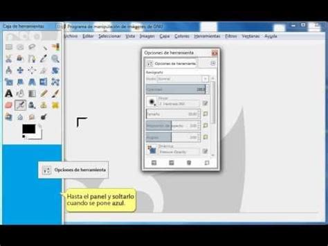Tutorial De Gimp Recuperaci N De La Barra De Herramientas Youtube