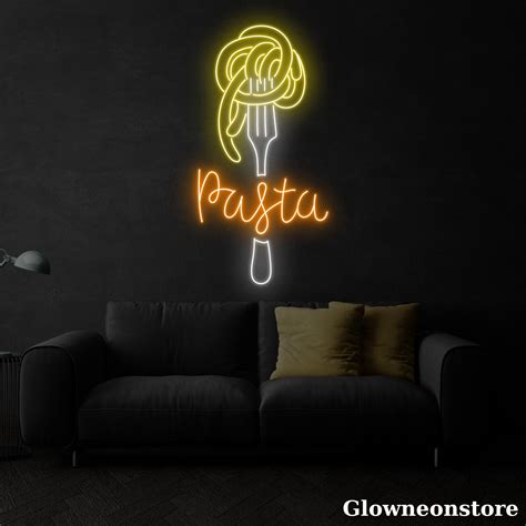 Pasta Neon Sign Glow Neon Store