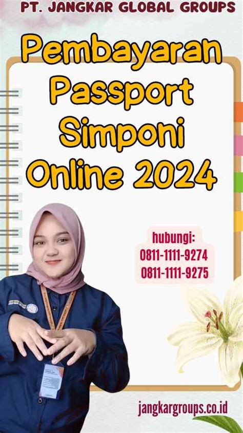 Pembayaran Passport Simponi Online Jangkar Global Groups