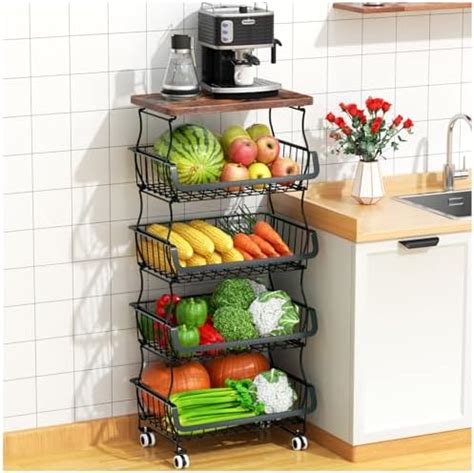 Amazon Toluon Fruit Vegetable Basket For Kitchen Tier Stackable