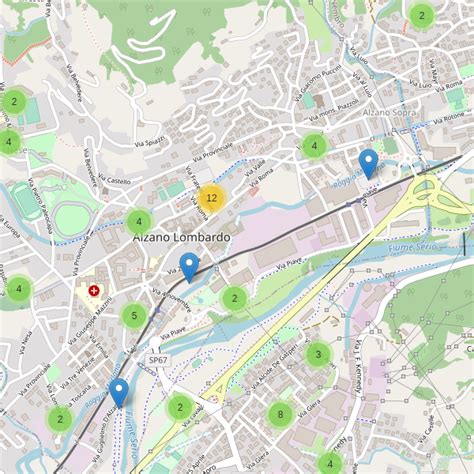 Mappa Parcheggi Di Alzano Lombardo Lombardo Geosystems