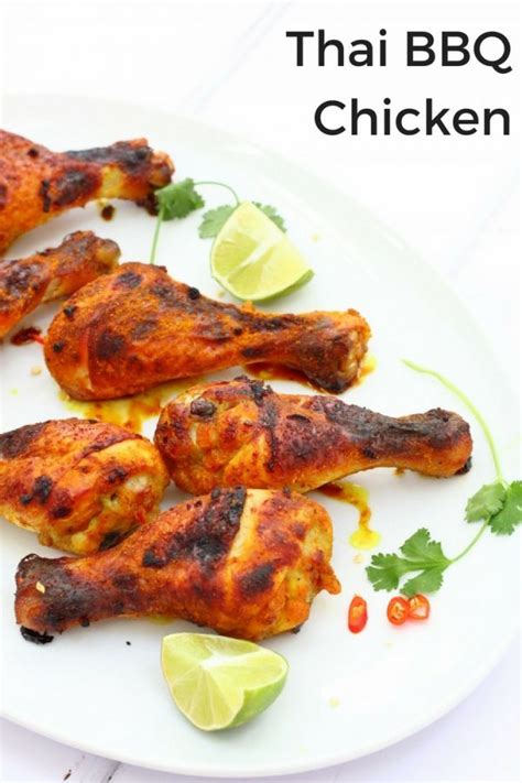 This Tasty Thai Bbq Chicken Is Delicious Cooked On The Barbecue Or In