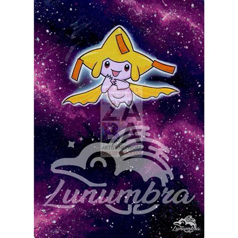 Shining Jirachi 42 73 Shining Legends Extended Art Custom Pokemon Card Zabatv