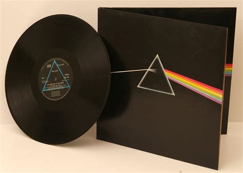 Pink Floyd Dark Side Of The Moon First Uk Pressing Solid Blue