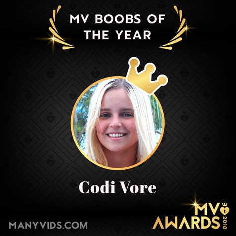 Codi Vore Won MV Boob Of The Year Scrolller