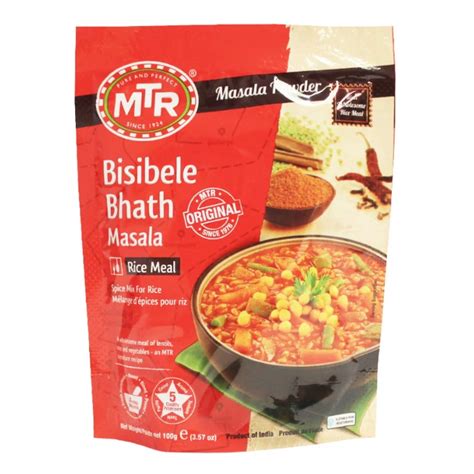 MTR Bisibele Bhath Masala Spice Mix 100g Lazada