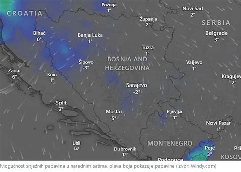 Temperature u BiH će večeras pasti i za 20 stepeni VIŠEGRAD PORTAL