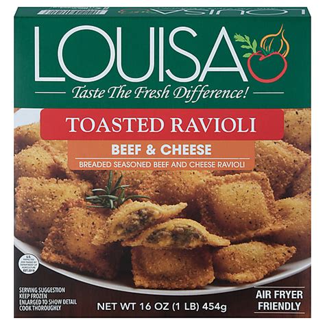 Louisa Beef Cheese Toasted Ravioli Oz Frozen Foods Market Basket