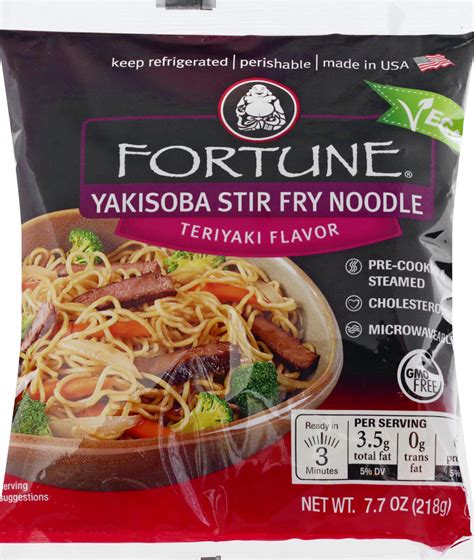 Fortune Yakisoba Stir Fry Noodle Teriyaki Flavor Main