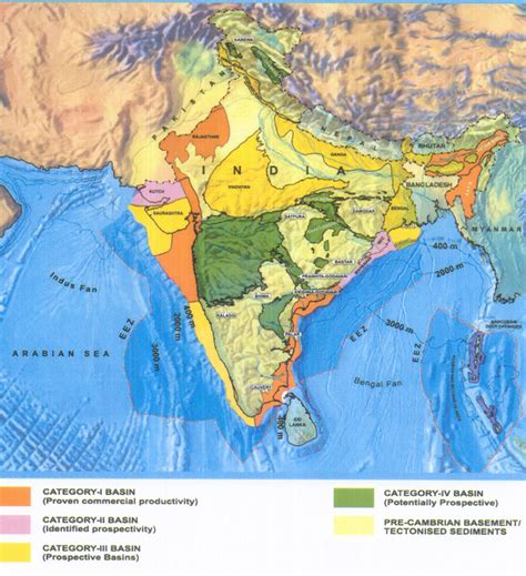 Bassein Oil Field In India Map