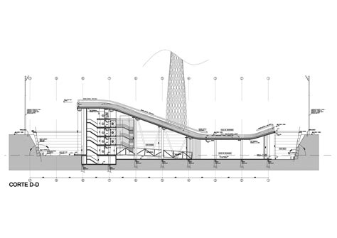 Galería De Centro Cultural 50 Ejemplos En Sección Y Planta 74