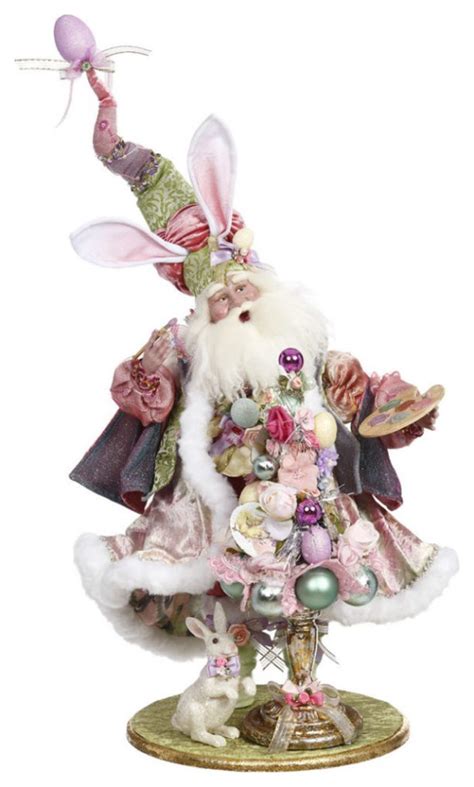 Mark Roberts 2020 Collection Father Easter With Egg Tree Figurine 26