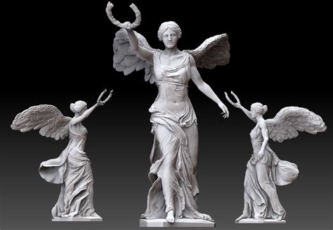 Winged Victory Of Samothrace Nike Reconstruction D Model D Printable